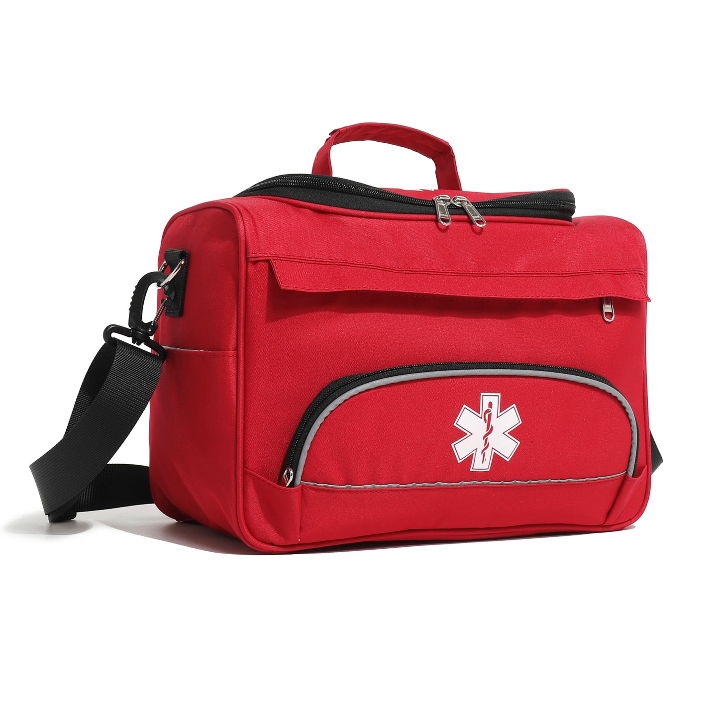 Empty Medical Bag for Emergency First Aid Bag Organizer EMS EMT Shoulder Carry Trauma Bag