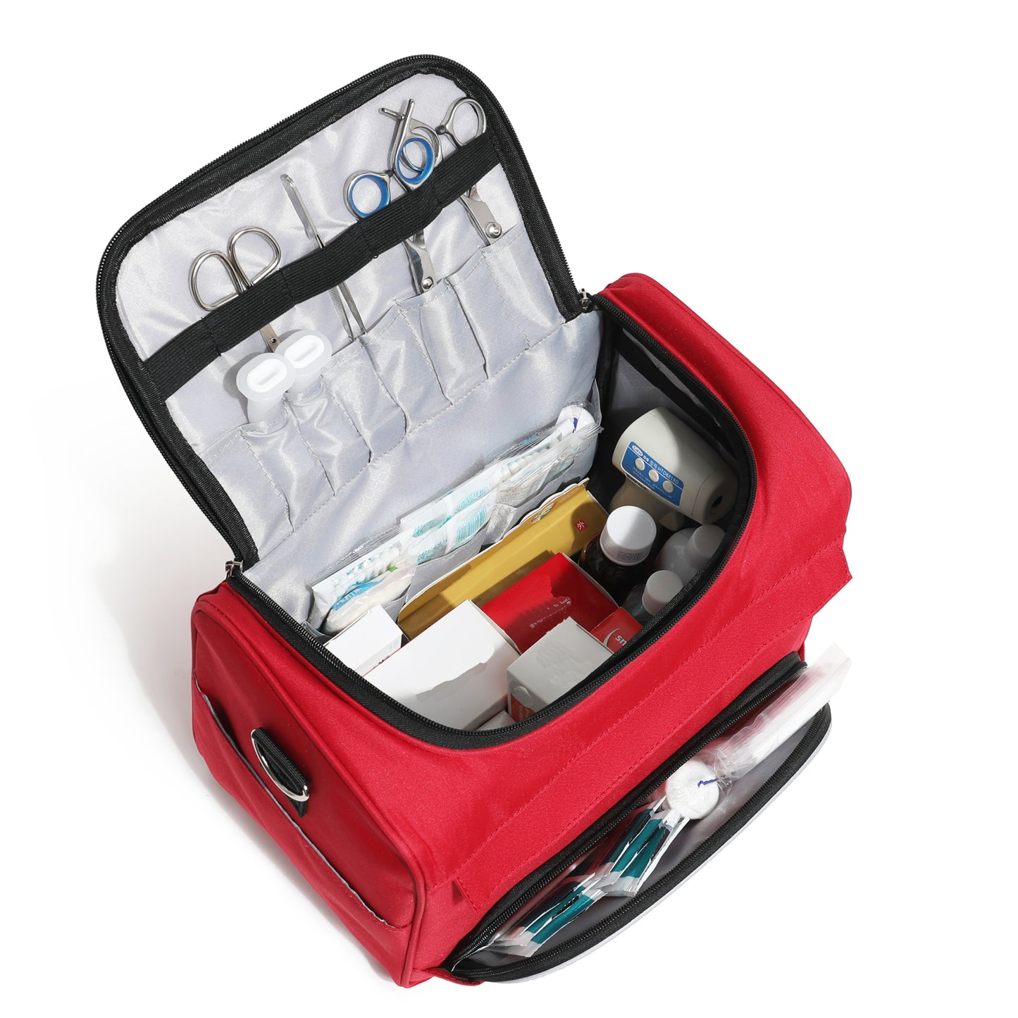 Empty Medical Bag for Emergency First Aid Bag Organizer EMS EMT Shoulder Carry Trauma Bag