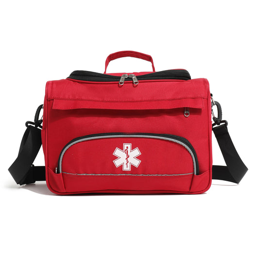 Empty Medical Bag for Emergency First Aid Bag Organizer EMS EMT Shoulder Carry Trauma Bag