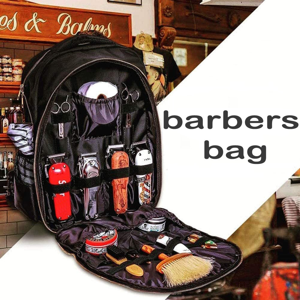 Barber Supplies Backpack Bag Organizer for Clippers and Supplies