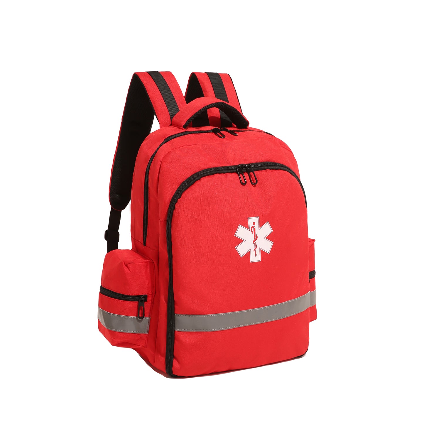 Professional Empty Red Medical Backpack