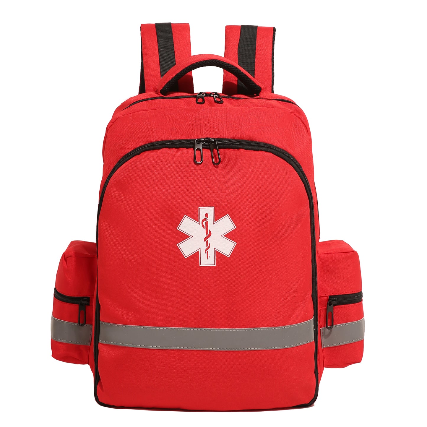 Professional Empty Red Medical Backpack