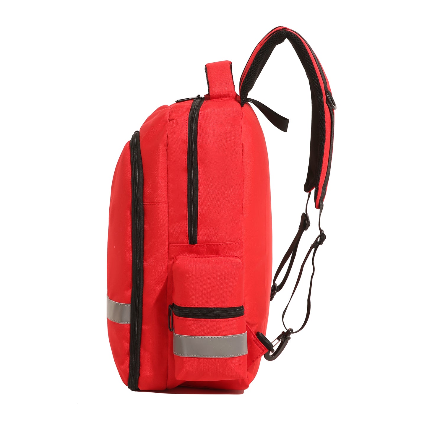 Professional Empty Red Medical Backpack